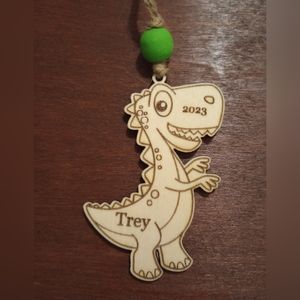 Personalized Dinosaur ornament